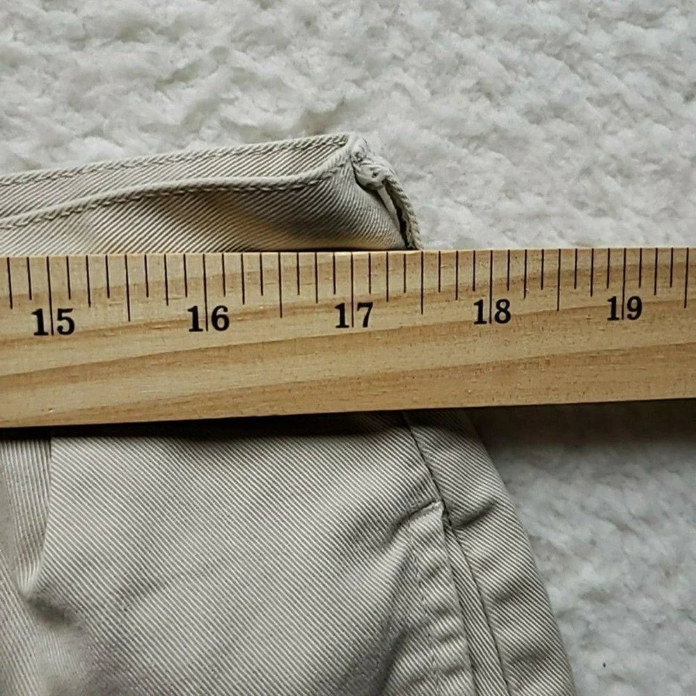 Polo Ralph Lauren Shorts Mens 36 Beige Tyler Short Pleated Chino 11 Inseam